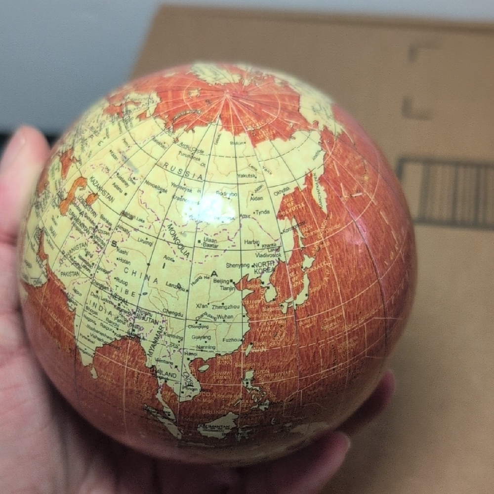 Vintage Style Globe Paperweight - Picture 6 of 7